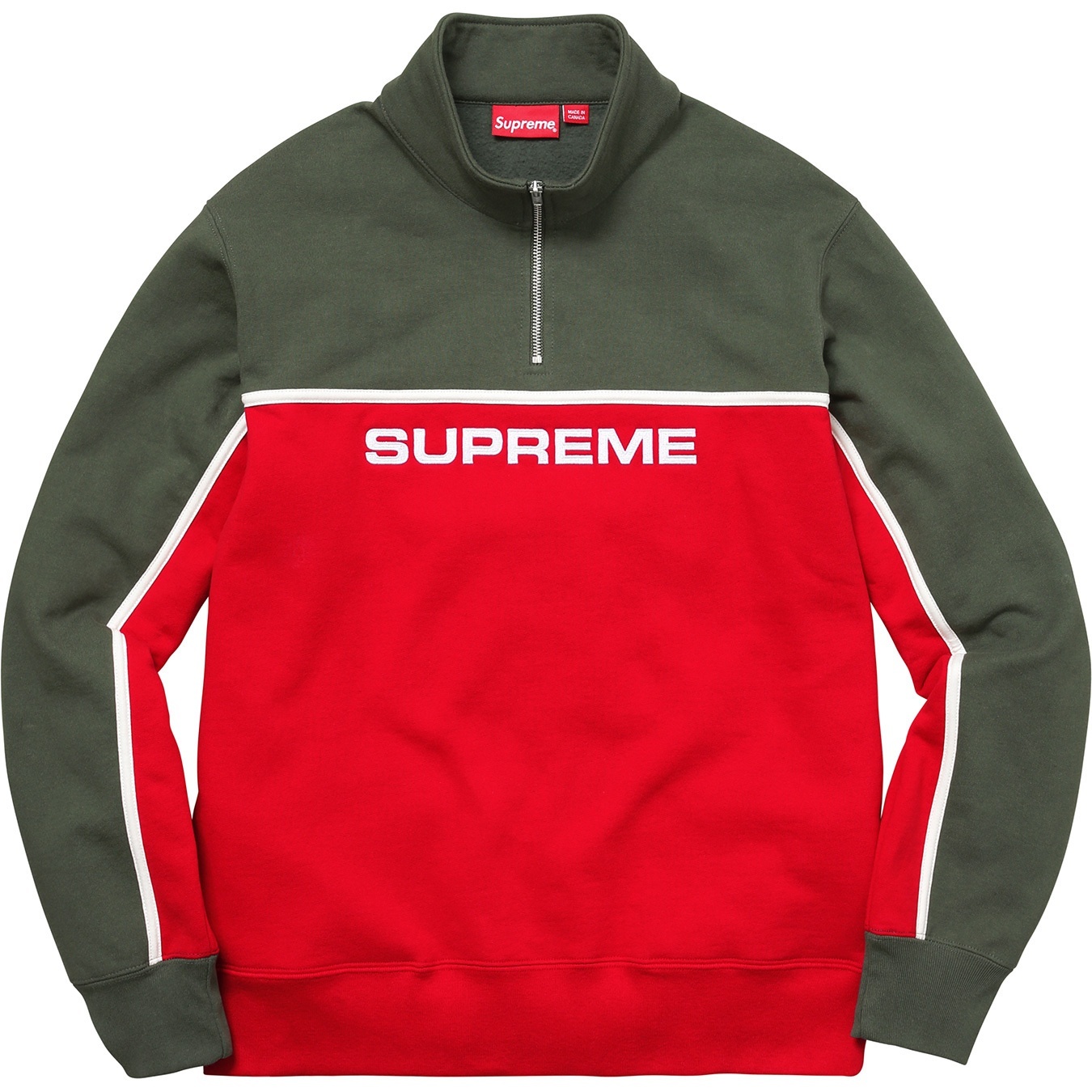 2-Tone Half Zip Sweatshirt view 4